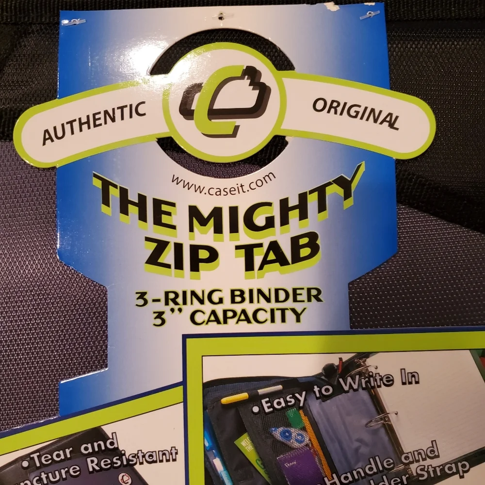 The Mighty Zip Tab Case it 3 Ring Binder 3